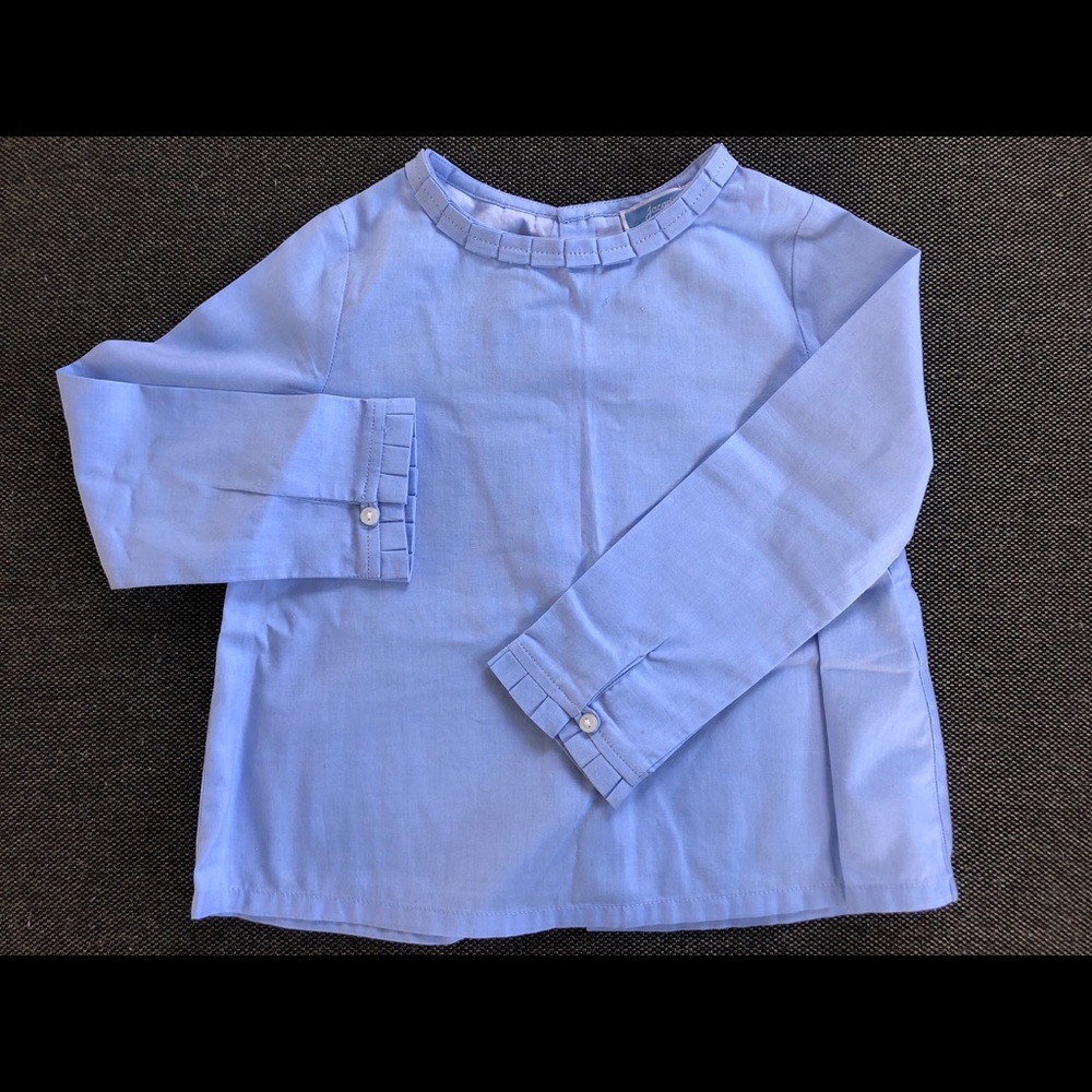 Jacadi detailed cotton shirt w/back buttons